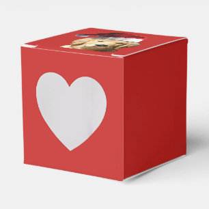 Golden Retriever Santa Claus Favor Box