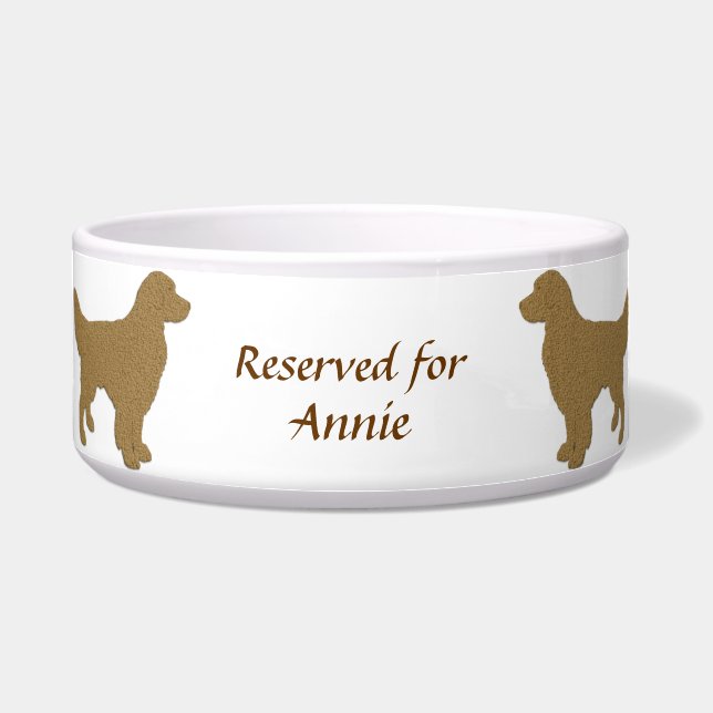 Golden Retriever Silhouette Customizable Name (Front)