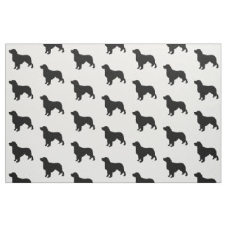 Golden Retriever Silhouette Love Dogs Fabric