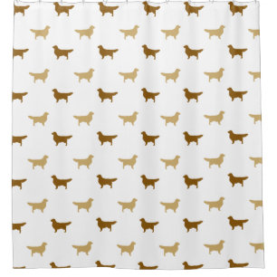 Golden Retriever Silhouettes Pattern