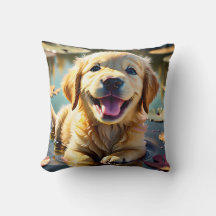 Golden Retriever Smiling