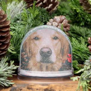 Golden Retriever Snow Globe Dog Snow Globe