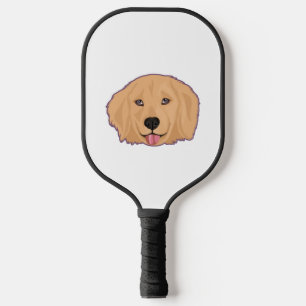 Golden Retriever Sticker    Pickleball Paddle