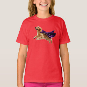 Golden Retriever Superhero Kid's T-Shirt