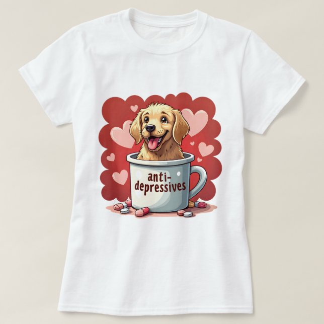 Golden Retriever T-Shirt (Design Front)