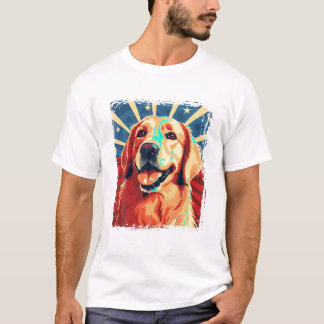 Golden Retriever T Shirt for Kid Boys Girls Funny 