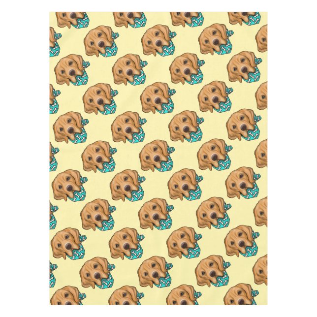 Golden Retriever Tablecloth (Front)