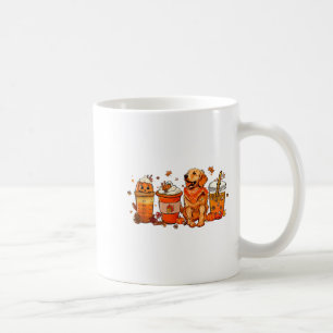 Golden Retriever Thanksgiving Fall Coffee Pumpkin Coffee Mug
