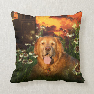 Golden Retriever Throw Pillow