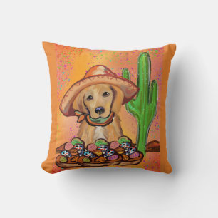 Golden Retriever Throw Pillow