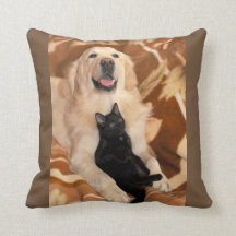 Golden Retriever Throw Pillow