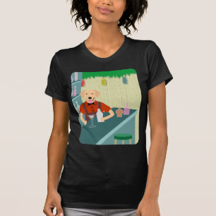 Golden Retriever Tiki Bar T-Shirt