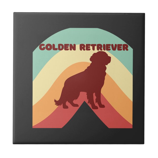 Golden Retriever  Tile (Front)