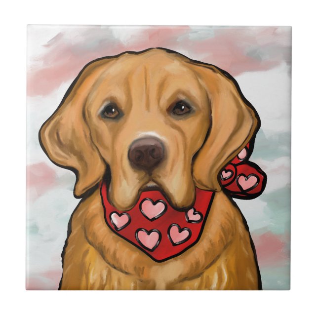 Golden Retriever Tile (Front)