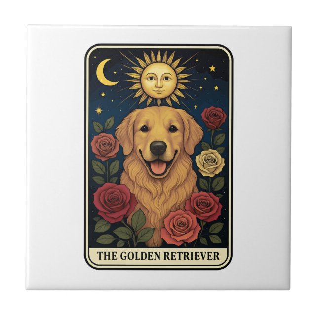 Golden Retriever Tile (Front)