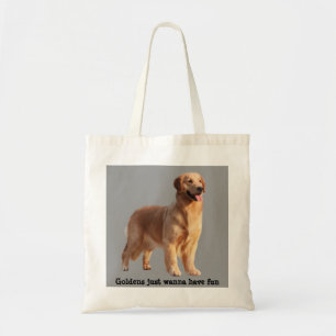 Golden Retriever Tote Bag