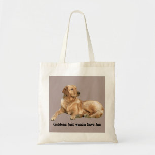 Golden Retriever Tote Bag