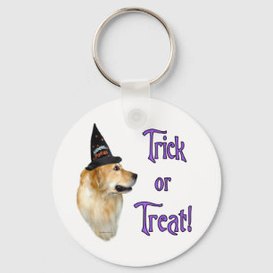 Golden Retriever Trick Keychain