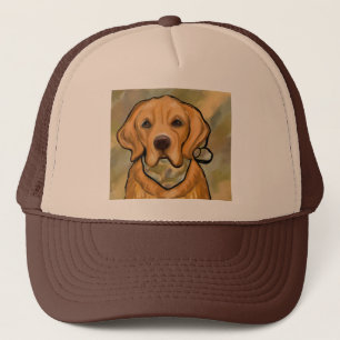GOLDEN RETRIEVER TRUCKER HAT
