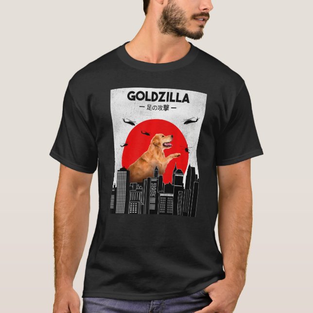 Golden Retriever Tshirt, Funny Golden Retriever Pr T-Shirt (Front)