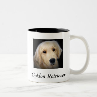 Golden Retriever Two-Tone Coffee Mug