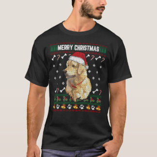 Golden Retriever  Ugly Xmas Sweater Merry Christma
