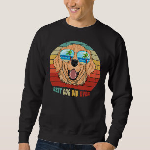 Golden Retriever Vintage Best Dog Dad Ever Sweatshirt