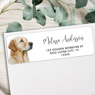 Golden Retriever Watercolor Pet Chien de compagnie