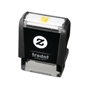 Golden Retriever Watercolour Portrait Self-inking Stamp