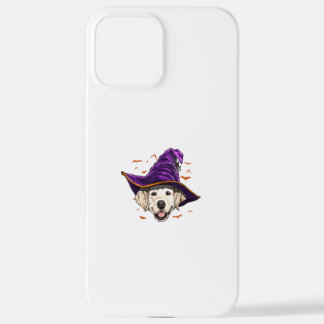 Golden Retriever Witch Funny Halloween Gifts iPhone 12 Pro Max Case