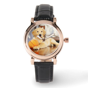 Golden Retriever With Basketball Toy Watch