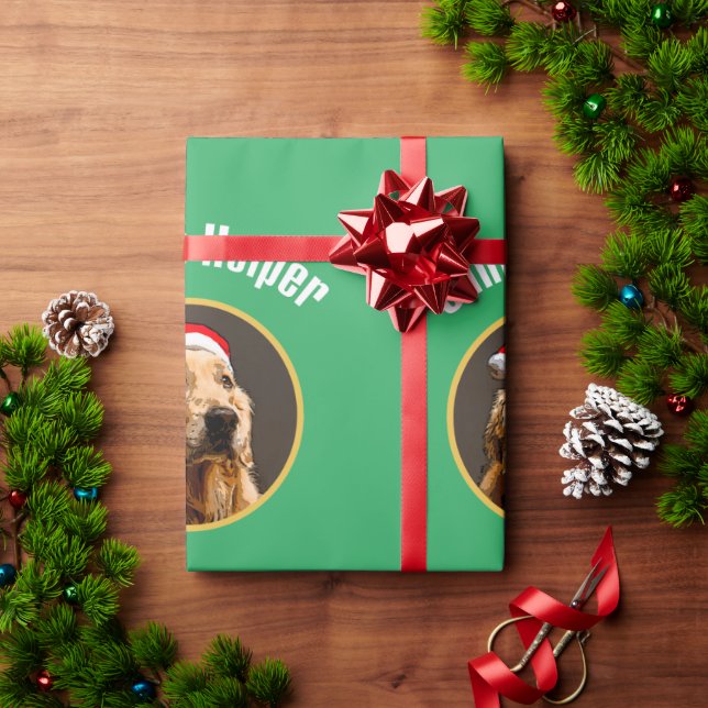 Golden Retriever Wrapping Paper (Holiday Gift)