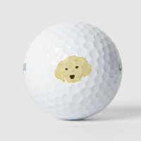 Golden Retrievers. Golden Lab golf balls