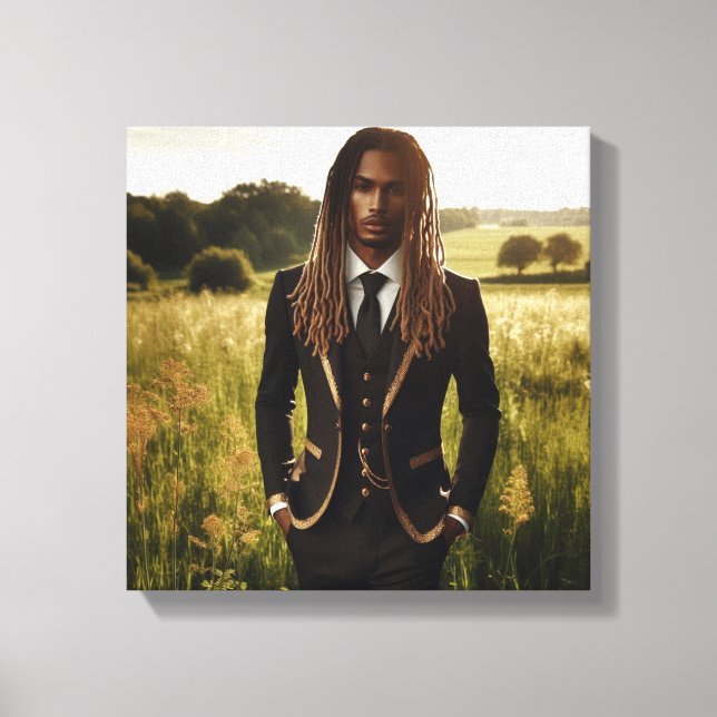 Golden Reverence Canvas Print (Front)
