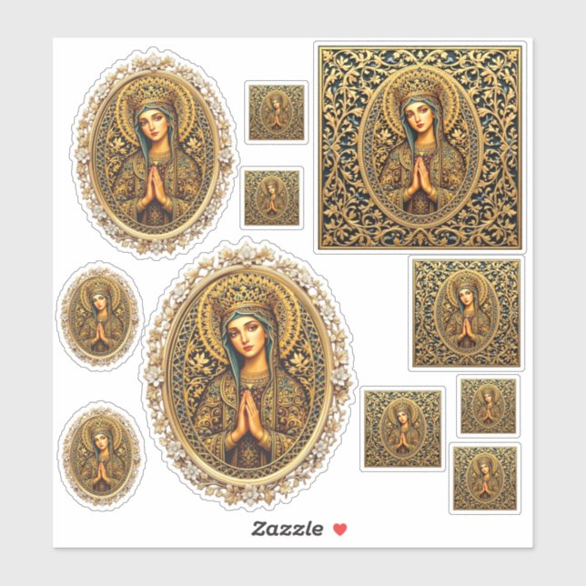 Golden Reverence Virgin Mary (Sheet)