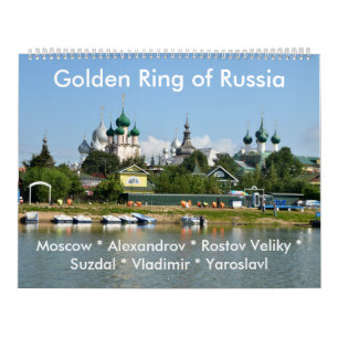 Golden Ring of Russia photo calendar
