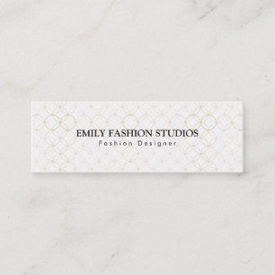 Golden Rings Mini Business Card