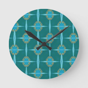 Golden Rings Round Clock