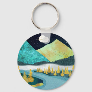 Golden River Keychain