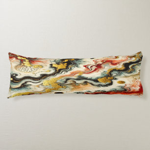 Golden rivers body pillow