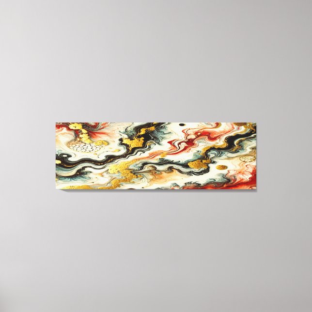 Golden rivers canvas print (Front)