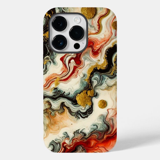 Golden rivers Case-Mate iPhone case (Back)