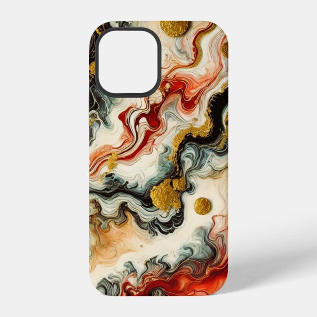 Golden rivers iPhone case (Back)
