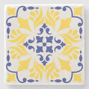Golden Riviera Design Stone Coaster