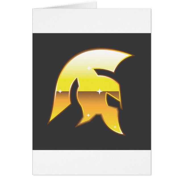 Golden Roman Helmet (Front)