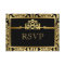 Golden Romance Art Deco RSVP Card V2