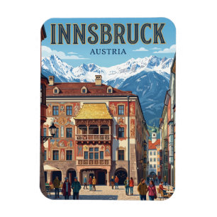 Golden Roof Austria Magnet