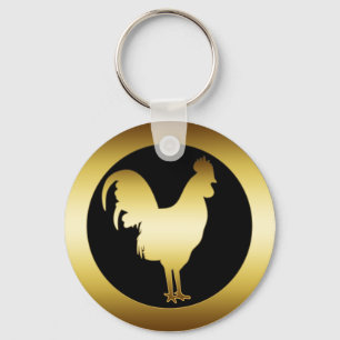GOLDEN ROOSTER KEYCHAIN