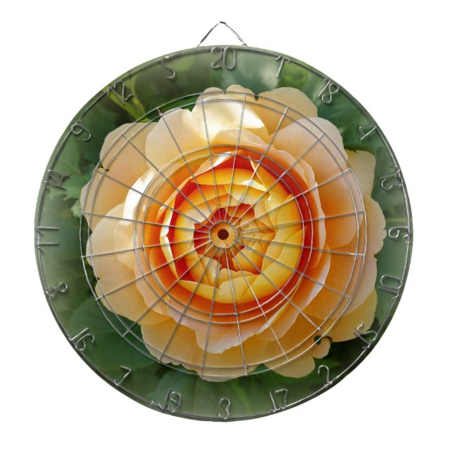 Golden rose dartboard (Front)