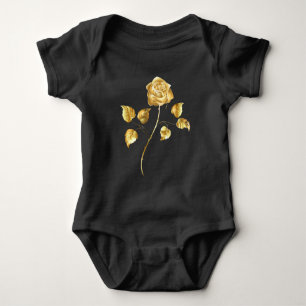 Golden rose ( gold rose ) baby bodysuit